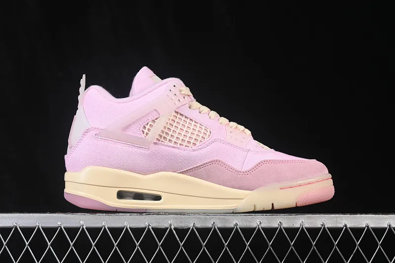 All categories Air Jordan Jordan series basketball shoes Air Jordan 4 TK version Air Jordan 4 Retro "Iced Carmine" AJ4 Jordan 4 denim ice plum powder replica basketball shoes IB6716-600